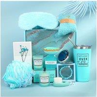 Living and Home 12pcs Relaxation Spa Bath Set Birthday Pamper Gifts in Blue