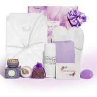 Living and Home Relaxation Spa Bath Gift Set in Purple