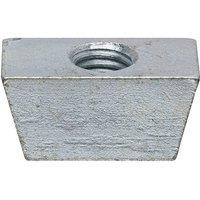 Unifix Wedge Nuts Bzp M6 CHWN/005 in Silver