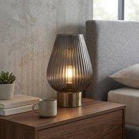 Garden Greatness Relica Footed LED Glass Ridged Lamp