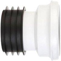 Securplumb Straight Toilet Pan Connector in White