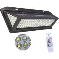 Kelvenix 118 LED Solar PIR Motion Sensor Light - Garden Outdoor Security Lamp in Black