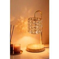 Living and Home Dimmable Candle Warmer Lamp in Light Tan