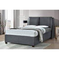 Bed Factory Direct Tuscany Pillow Dark Grey End Lift Ottoman Bed Frame | Size: King