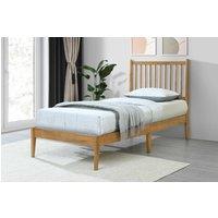 Bed Factory Direct Gabriel Wooden Bed Frame in Brown | Size: Single