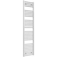 Bathroom Kingdom Diva White Straight Heated Towel Rail 1800x400