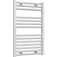 Bathroom Kingdom Diva White Straight Heated Towel Rail 800x500