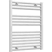 Bathroom Kingdom Diva White Straight Heated Towel Rail 800x600