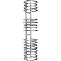 Bathroom Kingdom Claro Chrome Heated Towel Rail 1200x300 in Silver