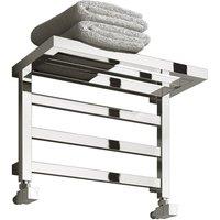 Bathroom Kingdom Elvina Chrome Heated Towel Rail 350x500 in Silver