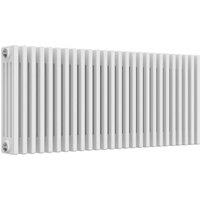 Bathroom Kingdom Colona White 4 Column Horizontal Traditional Radiator 500x1010