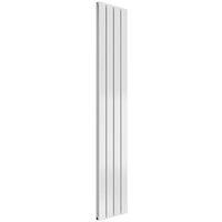Bathroom Kingdom Flat White Double Flat Panel Vertical Radiator 1600x292