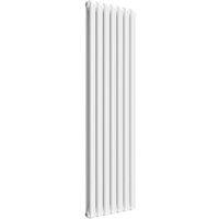Bathroom Kingdom Coneva White Vertical Traditional Radiator 1800x510