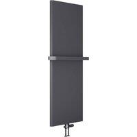 Bathroom Kingdom Borda Anthracite Designer Flat Panel Vertical Radiator 1800x640 in Grey