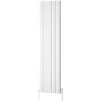Bathroom Kingdom Loco White Double Oval Vertical Radiator 1800x470