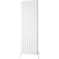 Bathroom Kingdom Loco White Double Oval Vertical Radiator 1800x660