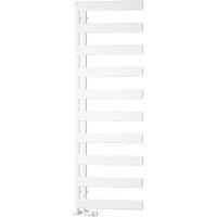 Bathroom Kingdom Carpena White Designer Flat Panel Heated Towel Rail 1510x500