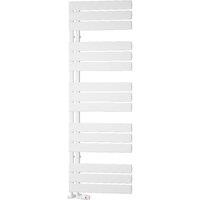 Bathroom Kingdom Vada White Flat Panel Heated Towel Rail 1510x500