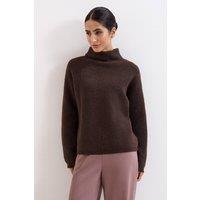Phase Eight Women's Zoe Sweater in Dark Brown | Size: Medium