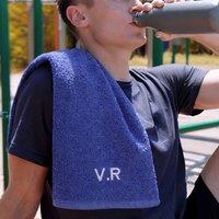 Duncan Stewart Personalised Gym Towel in Navy
