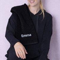 Duncan Stewart Personalised Gym Towel in Black