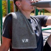Duncan Stewart Personalised Gym Towel in Grey