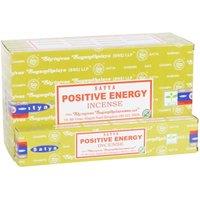 KDMD Set of 12 Satya Positive Energy Incense Sticks-Mindfulness & Happiness in Brown