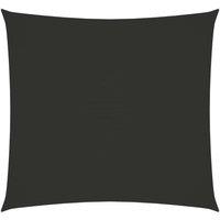 Berkfield Home Sunshade Sail Oxford Fabric Square 4.5x4.5 m Anthracite in Black