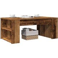 Berkfield Home Coffee Table Old Wood 102x55x42 cm Engineered Wood in Brown | Size: 102 x 55 x 42 cm