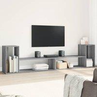 Berkfield Home TV Cabinets 2 pcs Grey Sonoma 100x30x50 cm Engineered Wood | Size: 100 x 30 x 50 cm