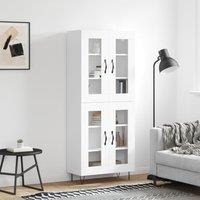 Berkfield Home Highboard White 69.5x34x180 cm Engineered Wood