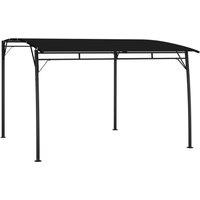 Berkfield Home Garden Sunshade Awning 3x3x2.55 m Anthracite in Black