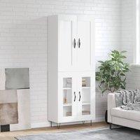 Berkfield Home Highboard White 69.5x34x180 cm Engineered Wood
