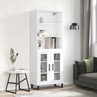 Berkfield Home Highboard White 69.5x34x180 cm Engineered Wood
