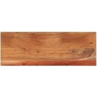 Berkfield Home Table Top 90x20x3.8 cm Rectangular Solid Wood Acacia in Brown