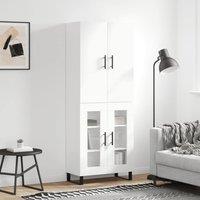 Berkfield Home Highboard White 69.5x34x180 cm Engineered Wood