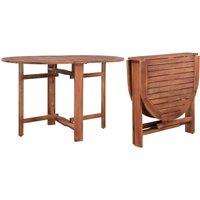 Berkfield Home Garden Table 120x70x74 cm Solid Acacia Wood in Brown | Size: 120 x 70 x 74 cm