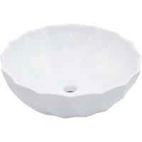 Berkfield Home Wash Basin 46x17 cm Ceramic White