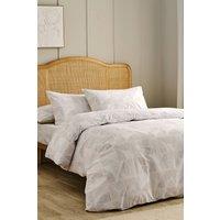CHRISTY 'Dune' Cotton Percale Duvet Cover Set in Beige | Size: Double