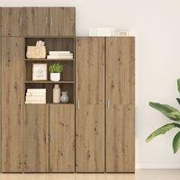 Berkfield Home Highboard Artisan Oak 40x42.5x185 cm Engineered Wood in Brown