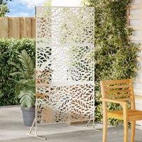 Berkfield Home Privacy Screen 100x50x180 cm Stainless Steel in Silver | Size: 100 x 50 x 180 cm