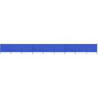 Berkfield Home 9-panel Wind Screen Fabric 1200x120 cm Azure Blue