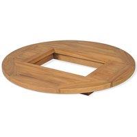 Berkfield Home Beer Crate Tabletop Teak 70 cm in Brown