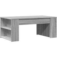 Berkfield Home Coffee Table Grey Sonoma 102x55x42 cm Engineered Wood | Size: 102 x 55 x 42 cm