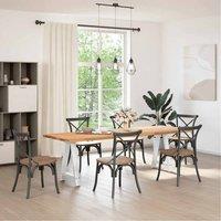 Berkfield Home Coffee Table Legs A-Shaped 2 pcs White 60x(72-73) cm Steel in White