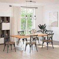Berkfield Home Coffee Table Legs A-Shaped 2 pcs White 90x(72-73) cm Steel in White