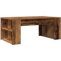 Berkfield Home Coffee Table Old Wood 102x55x42 cm Engineered Wood in Brown | Size: 102 x 55 x 42 cm