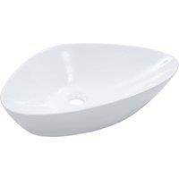 Berkfield Home Wash Basin 58.5x39x14 cm Ceramic White