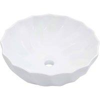 Berkfield Home Wash Basin 46x17 cm Ceramic White