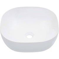 Berkfield Home Wash Basin 42.5x42.5x14.5 cm Ceramic White